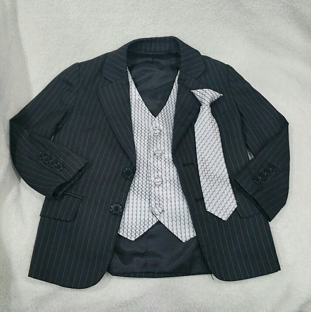 Coat, vest with tie